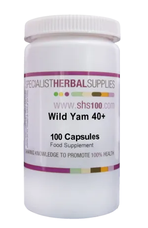 Specialist Herbal Supplies (SHS) Wild Yam 40  Capsules 100's