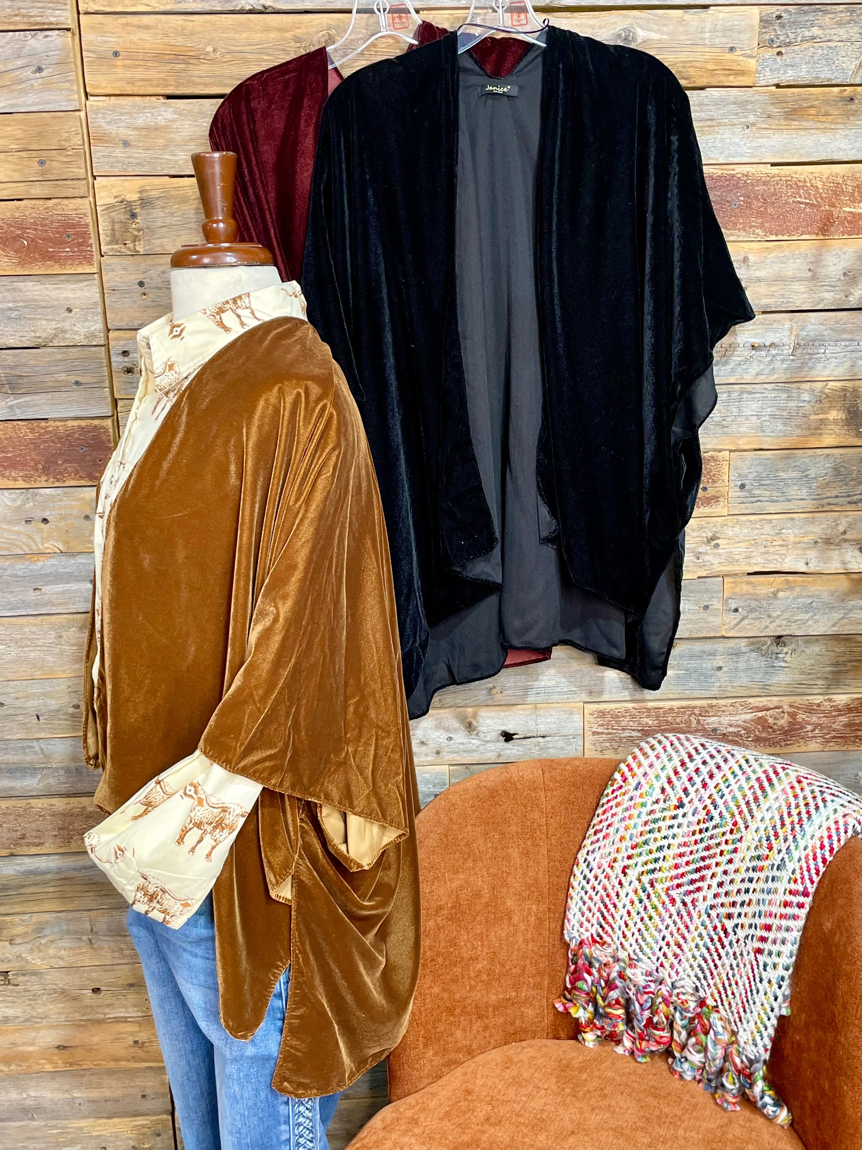 Stella Velvet Cardigan - One Size