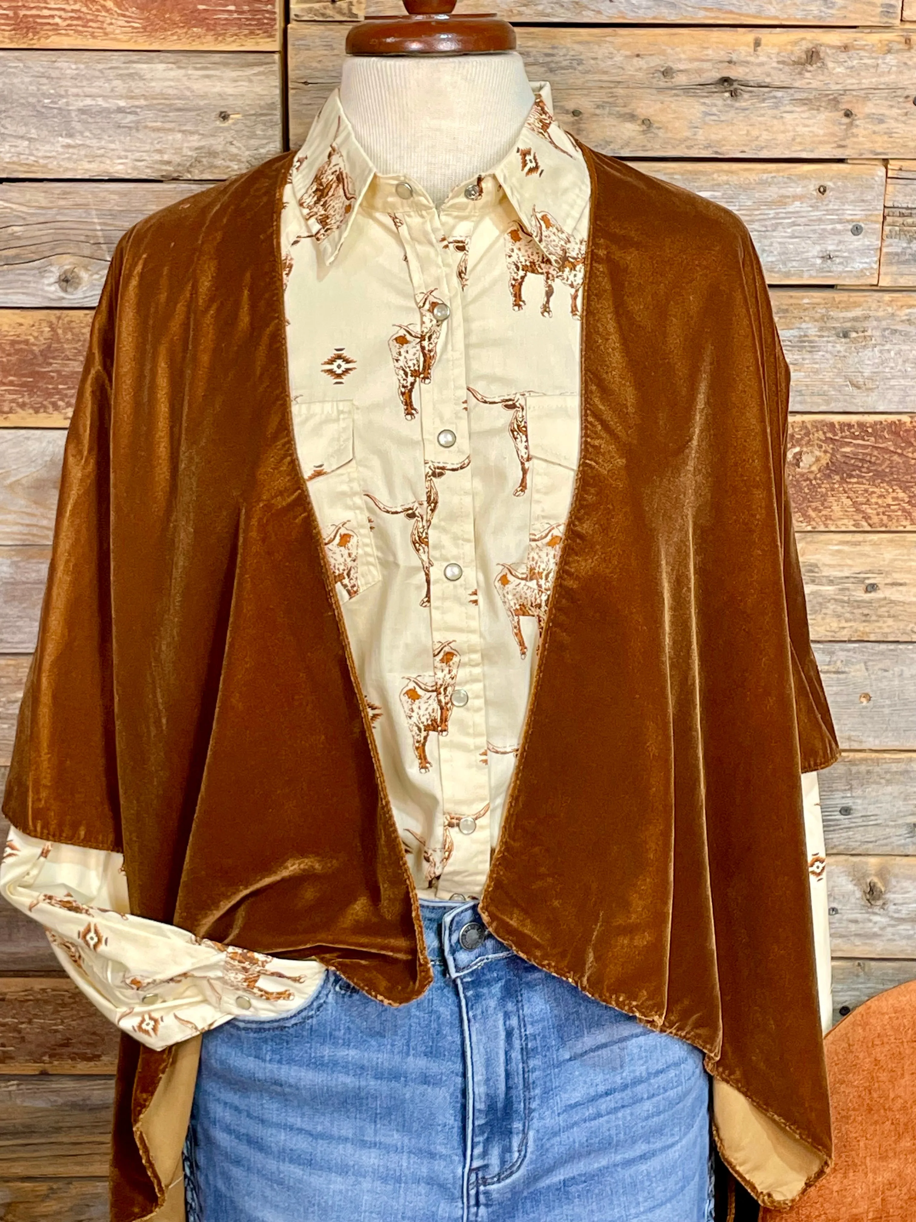 Stella Velvet Cardigan - One Size