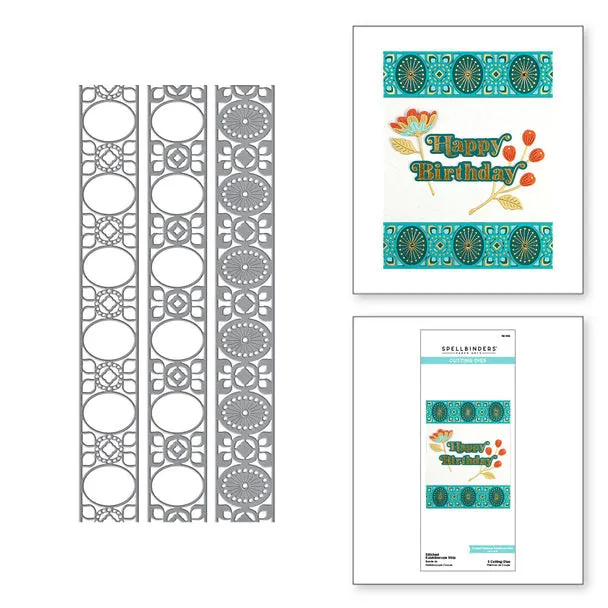 Stitched Kaleidoscope Strip Dies S6-192 Spellbinders