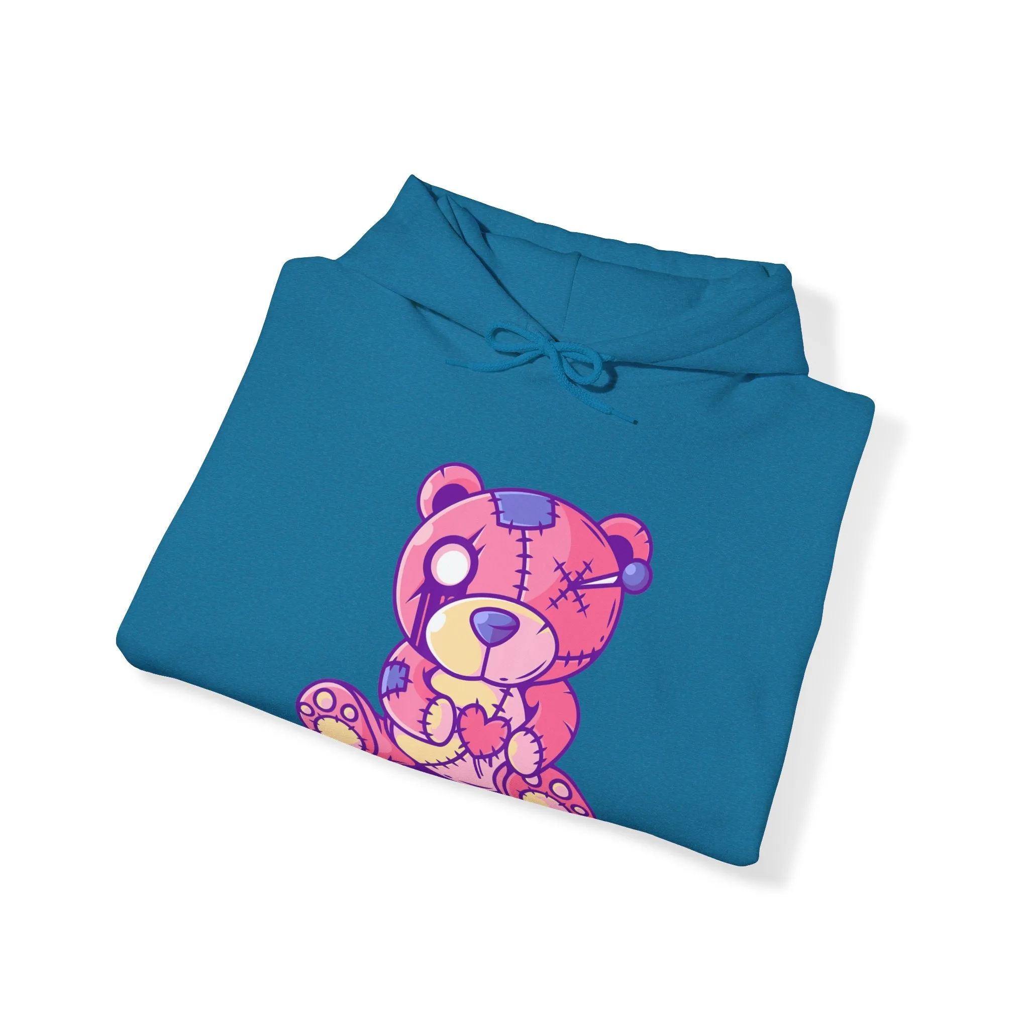 Stitched Teddy Bear Hoodie