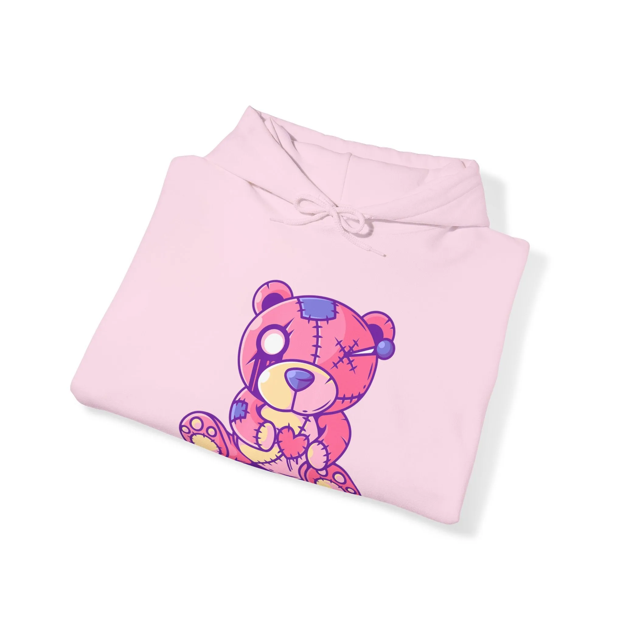 Stitched Teddy Bear Hoodie