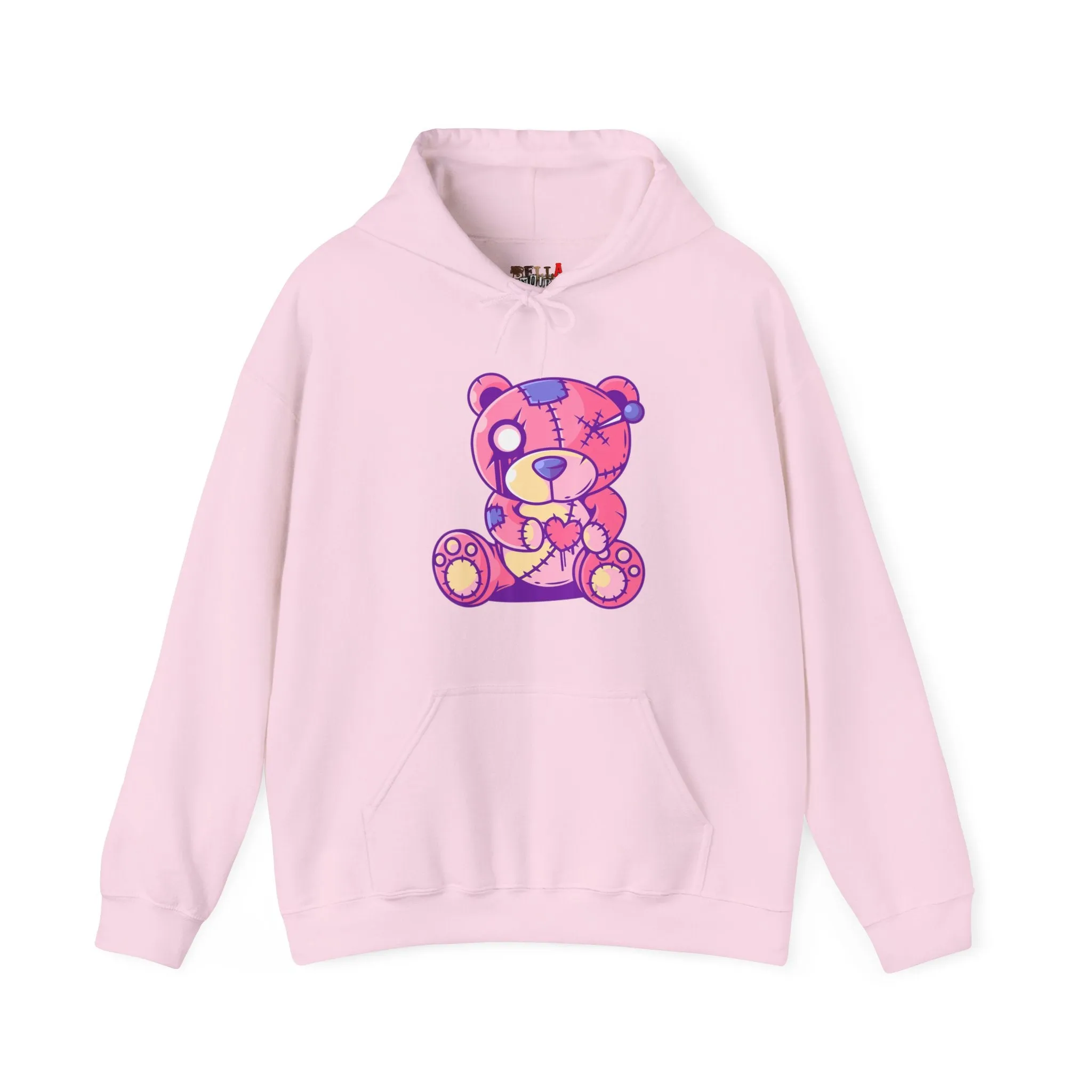 Stitched Teddy Bear Hoodie