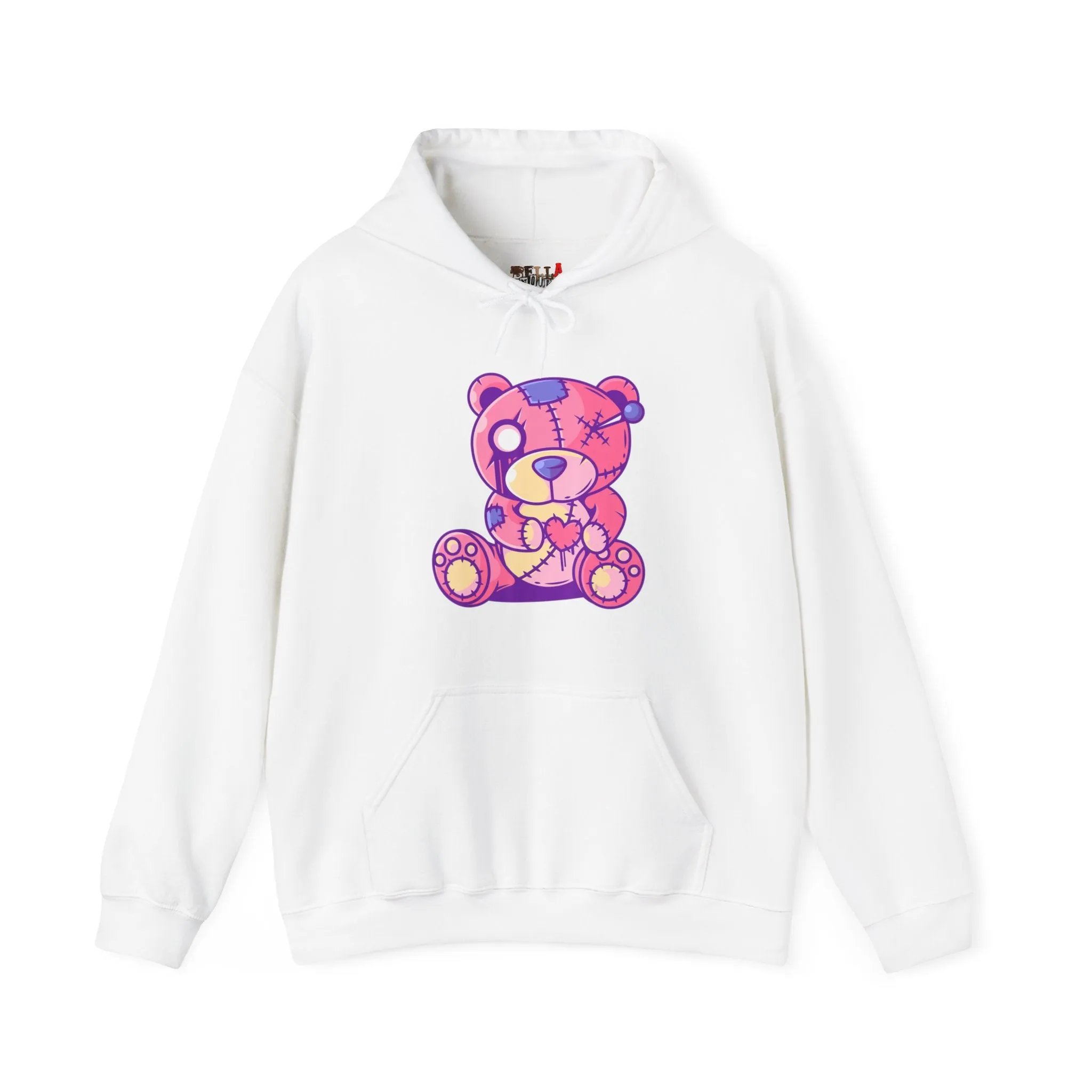 Stitched Teddy Bear Hoodie