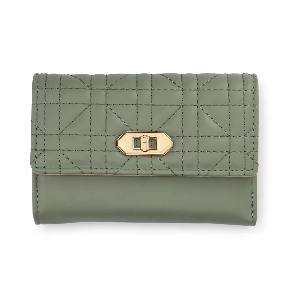 Stitched Tri-Fold Purse - PRETT41006 / 326 882