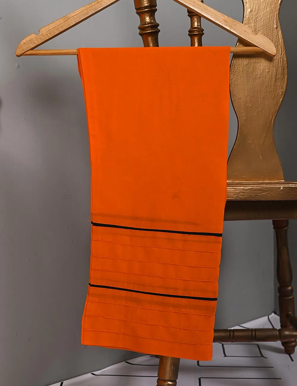 STP-006C-Orange - 2Pc Cotton Stitched