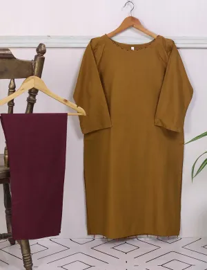 STP-022A-Brown - 2Pc Cotton Stitched