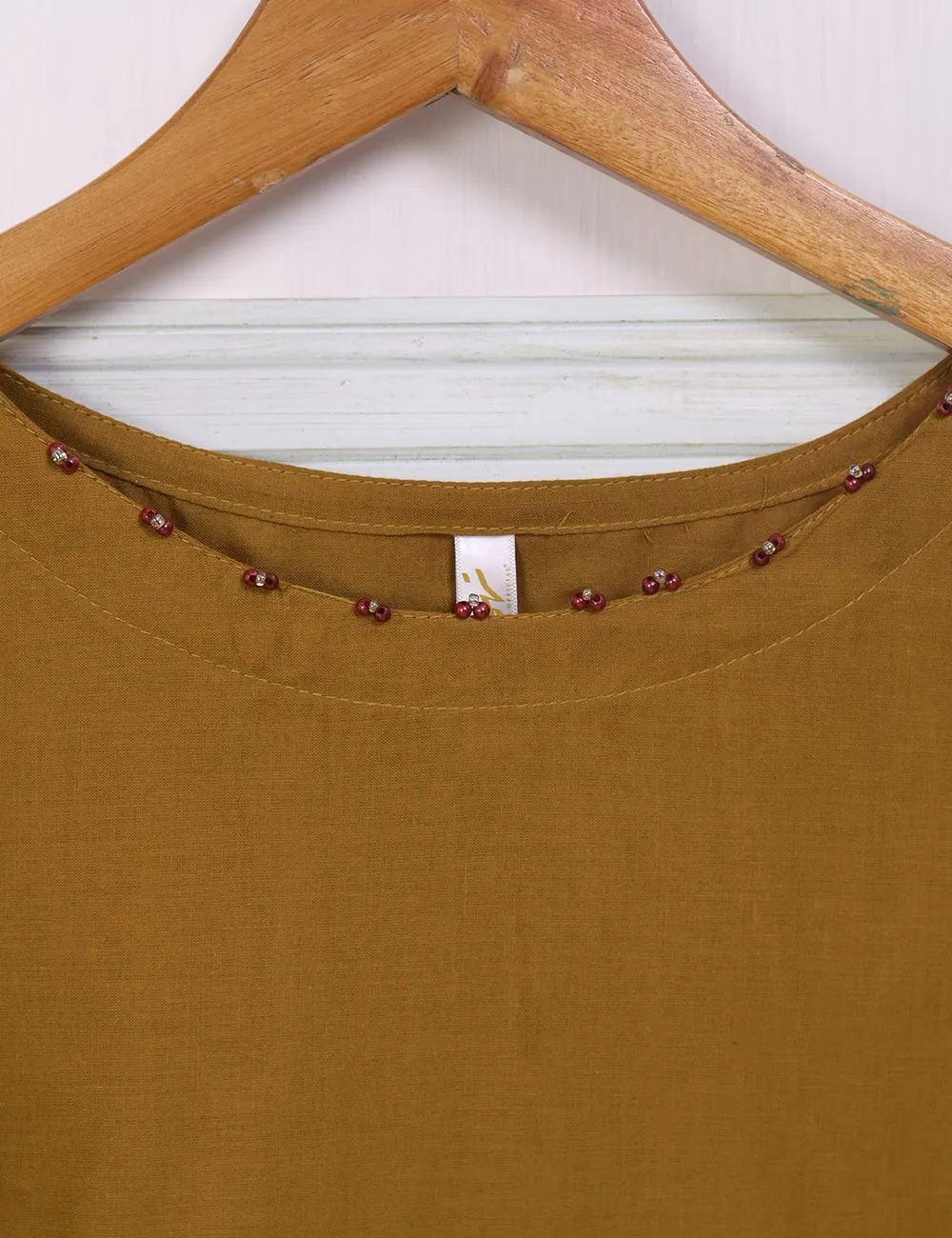 STP-022A-Brown - 2Pc Cotton Stitched