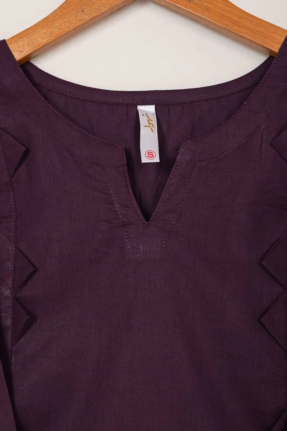 STP-049A-Purple - 2PC COTTON STITCHED
