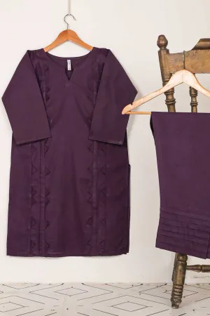 STP-049A-Purple - 2PC COTTON STITCHED