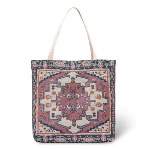 'Strawberry Fields' Woven Tote Bag