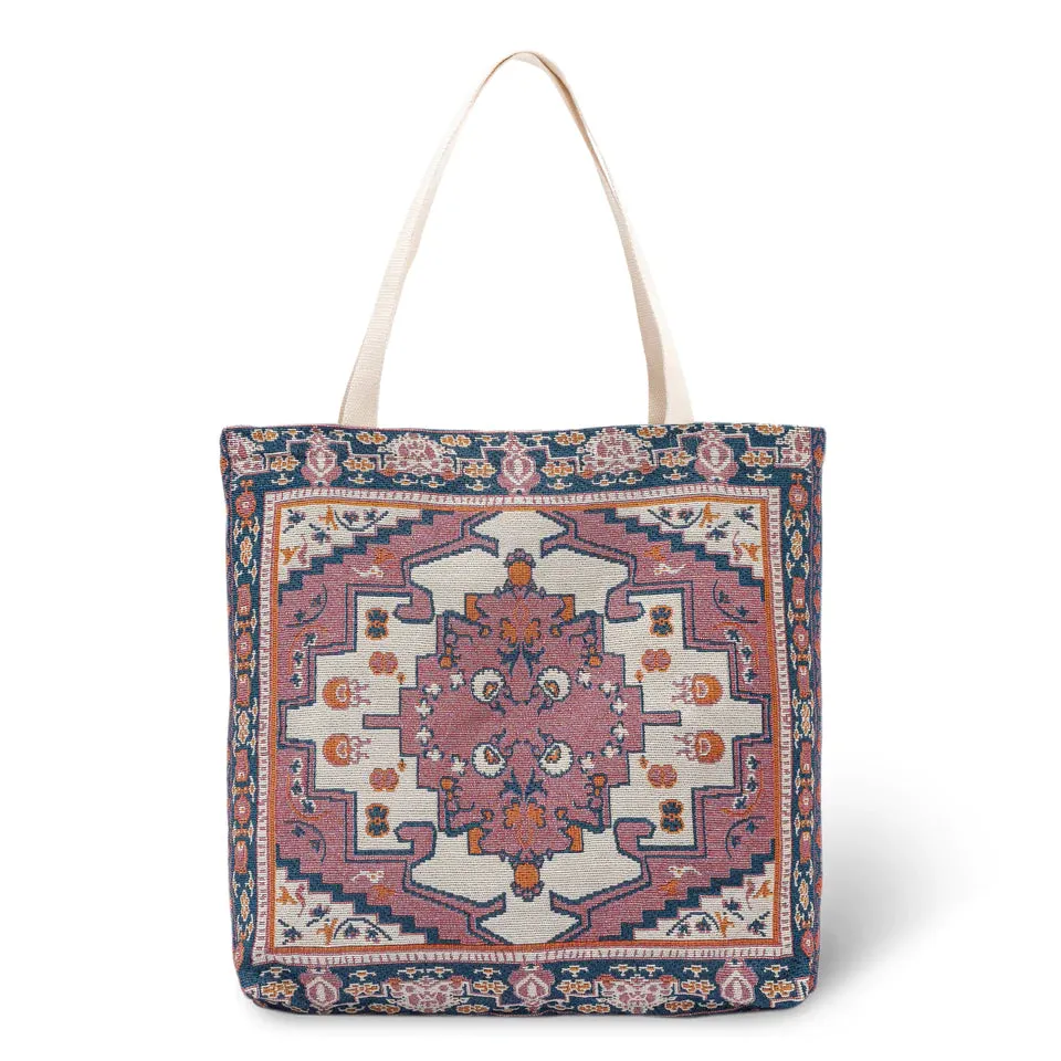 'Strawberry Fields' Woven Tote Bag