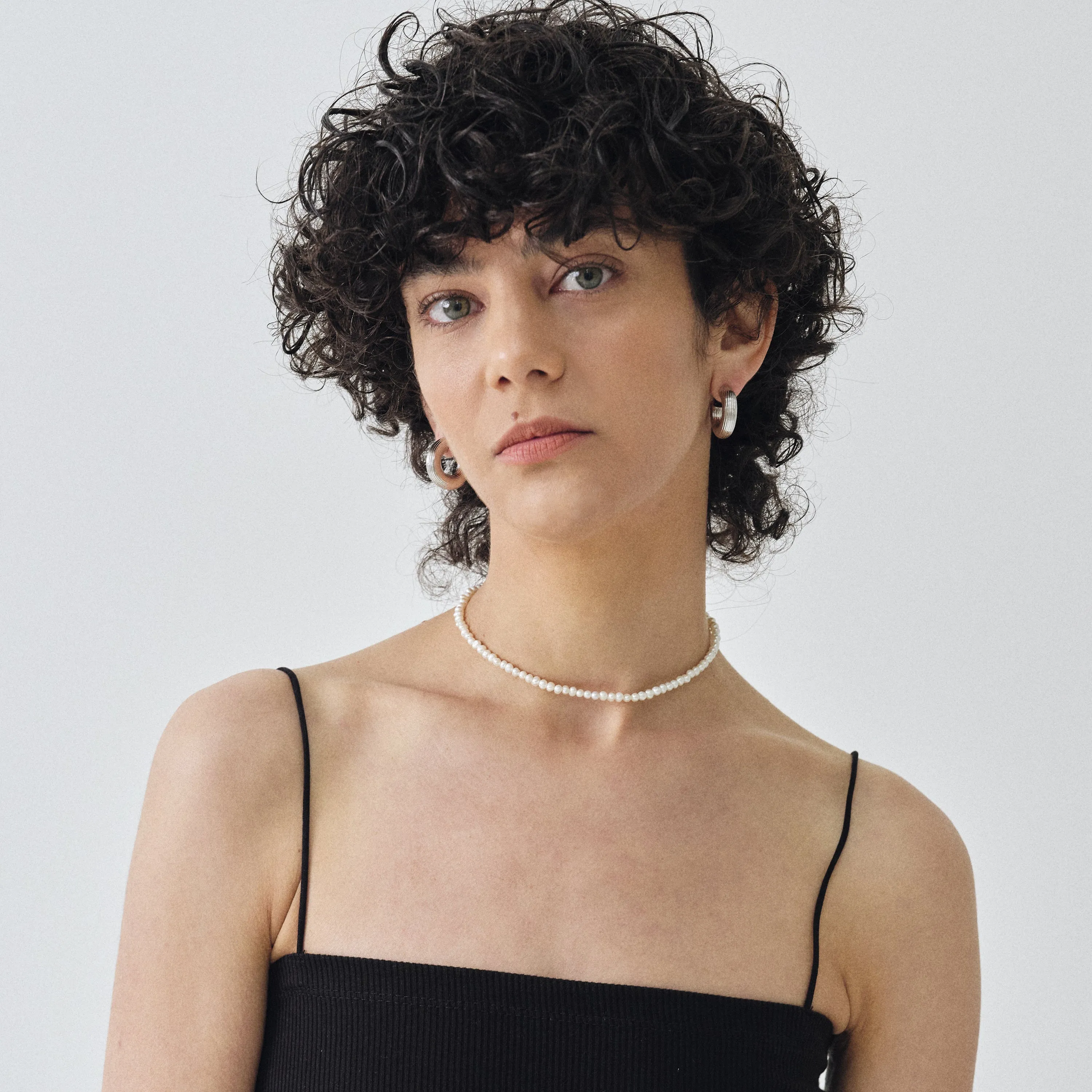 Stripe Textured Hoop Earrings