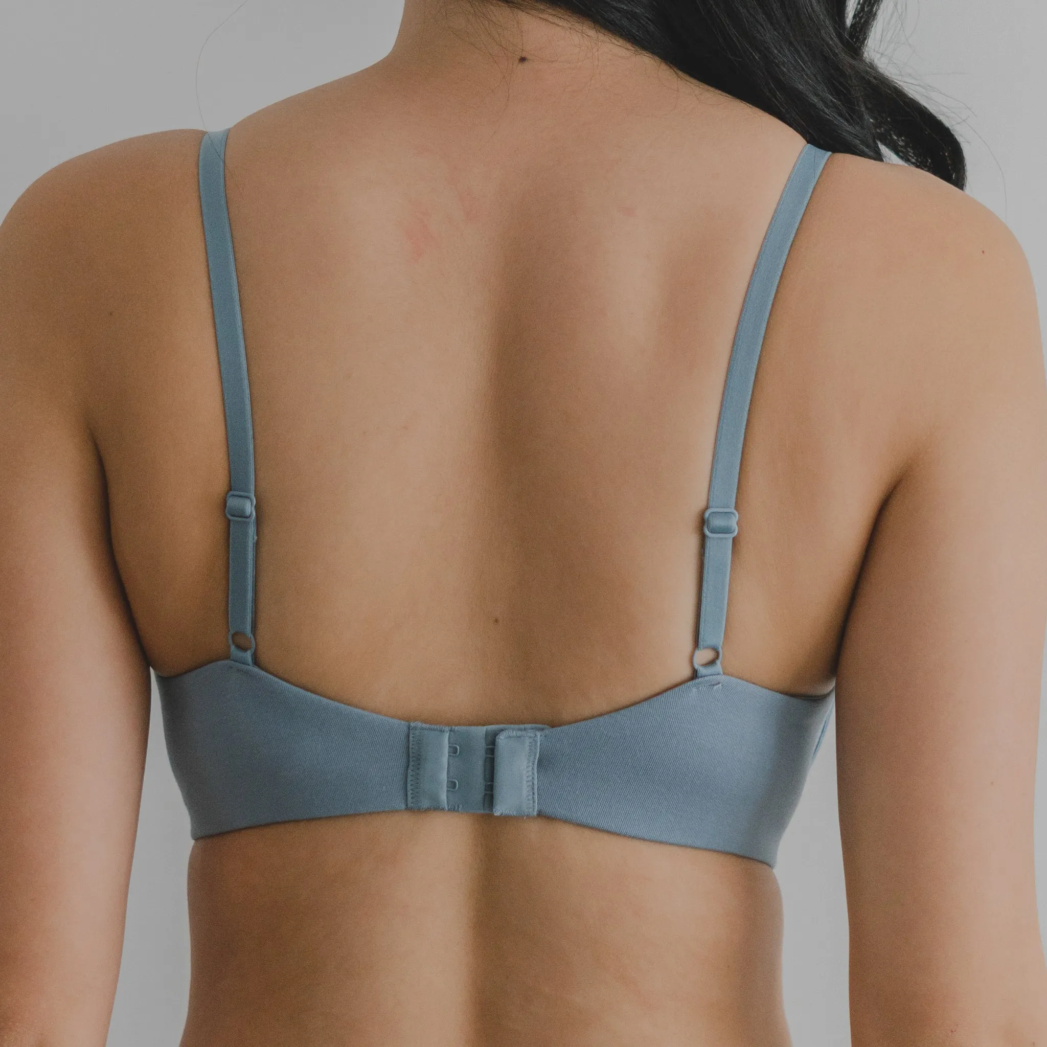 Supportive Flexi-Fit! Lightly-Lined Wireless Bra in Blue Sky