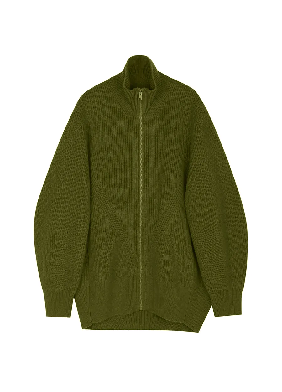 Sweater / JNBY Relaxed Merino Wool Cardigan