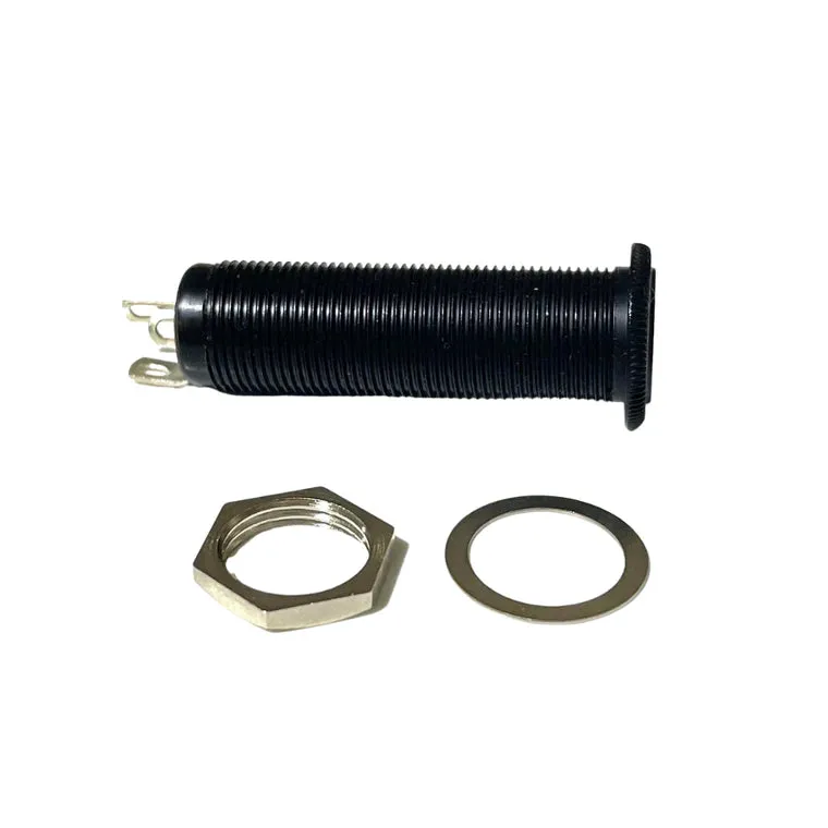 Switchcraft 152B Stereo Jack Socket, Long Threaded