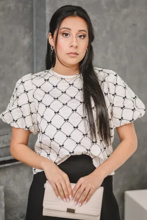 Take A Bow Textured Top