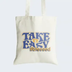 Take It Easy Tote Bag With Zipper