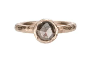 Textured Bezel Ring