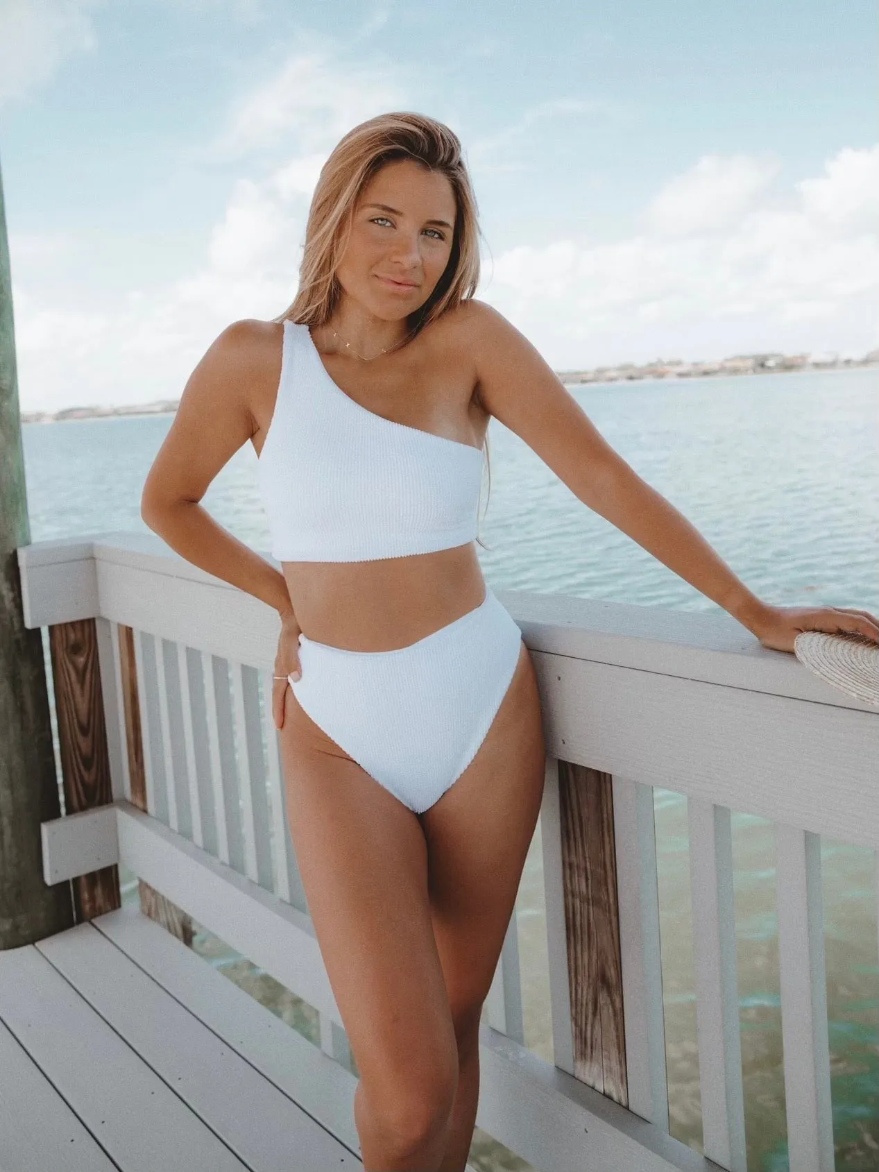 Textured BRUNI Bikini Top