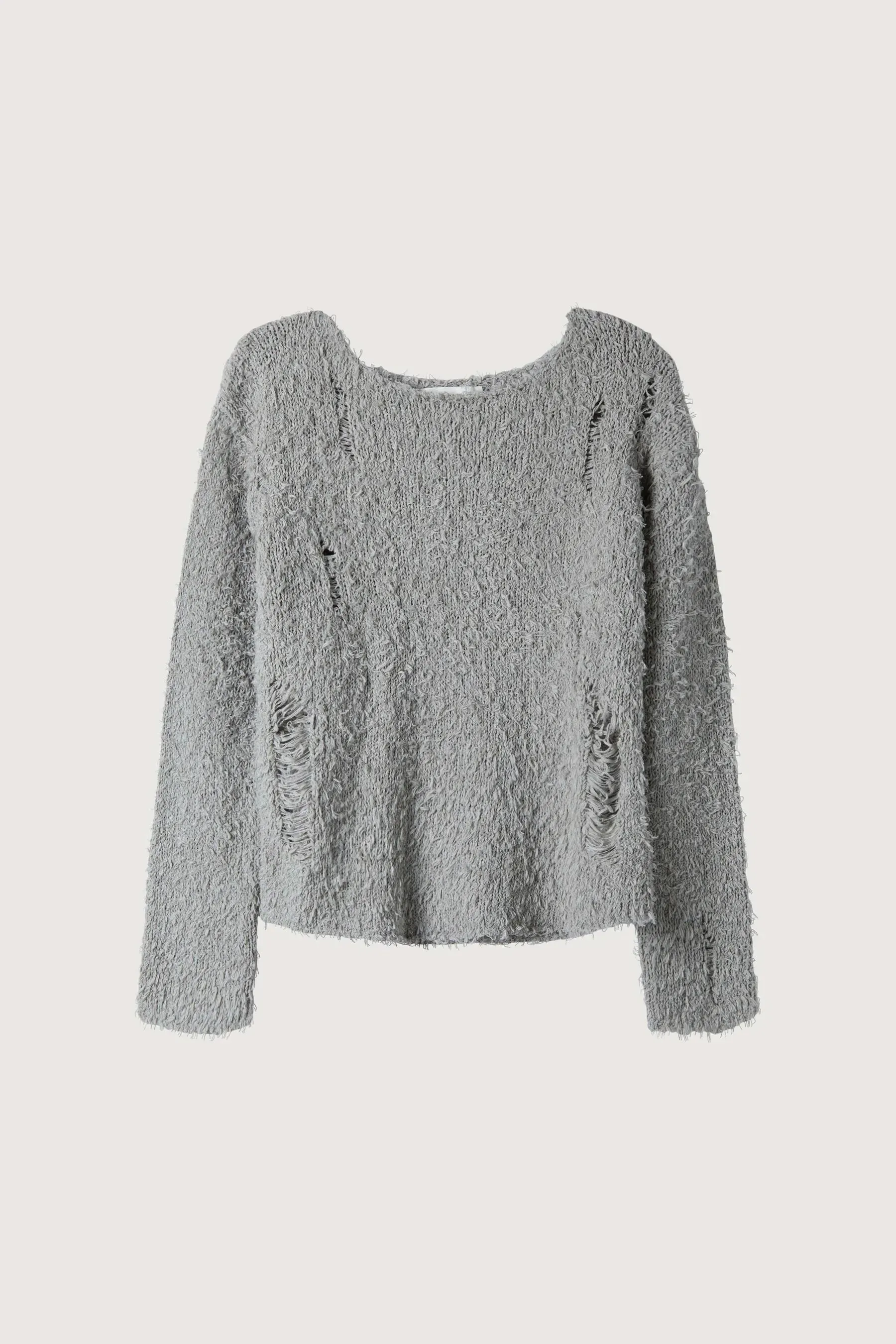 Textured Distressed Sweater