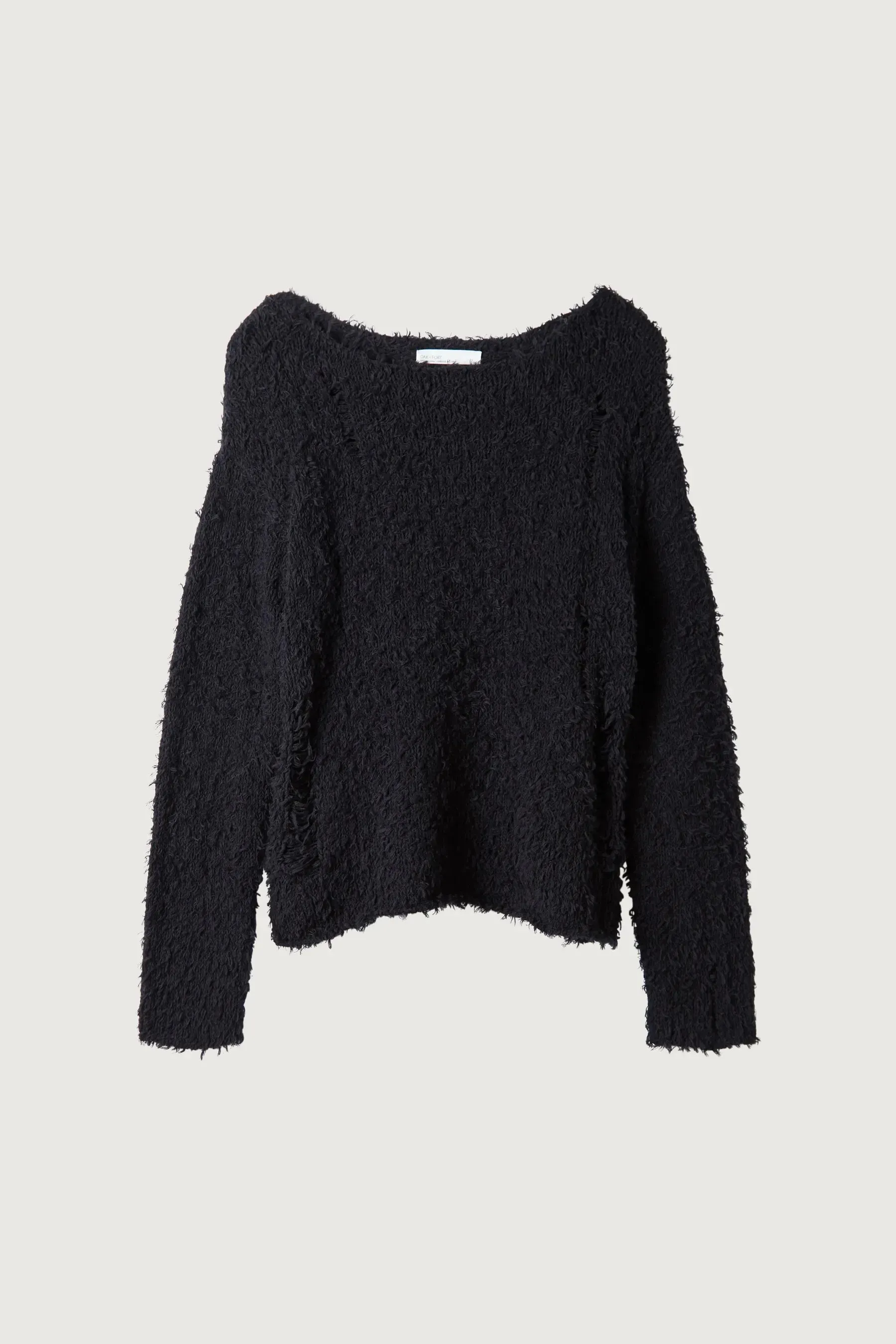 Textured Distressed Sweater