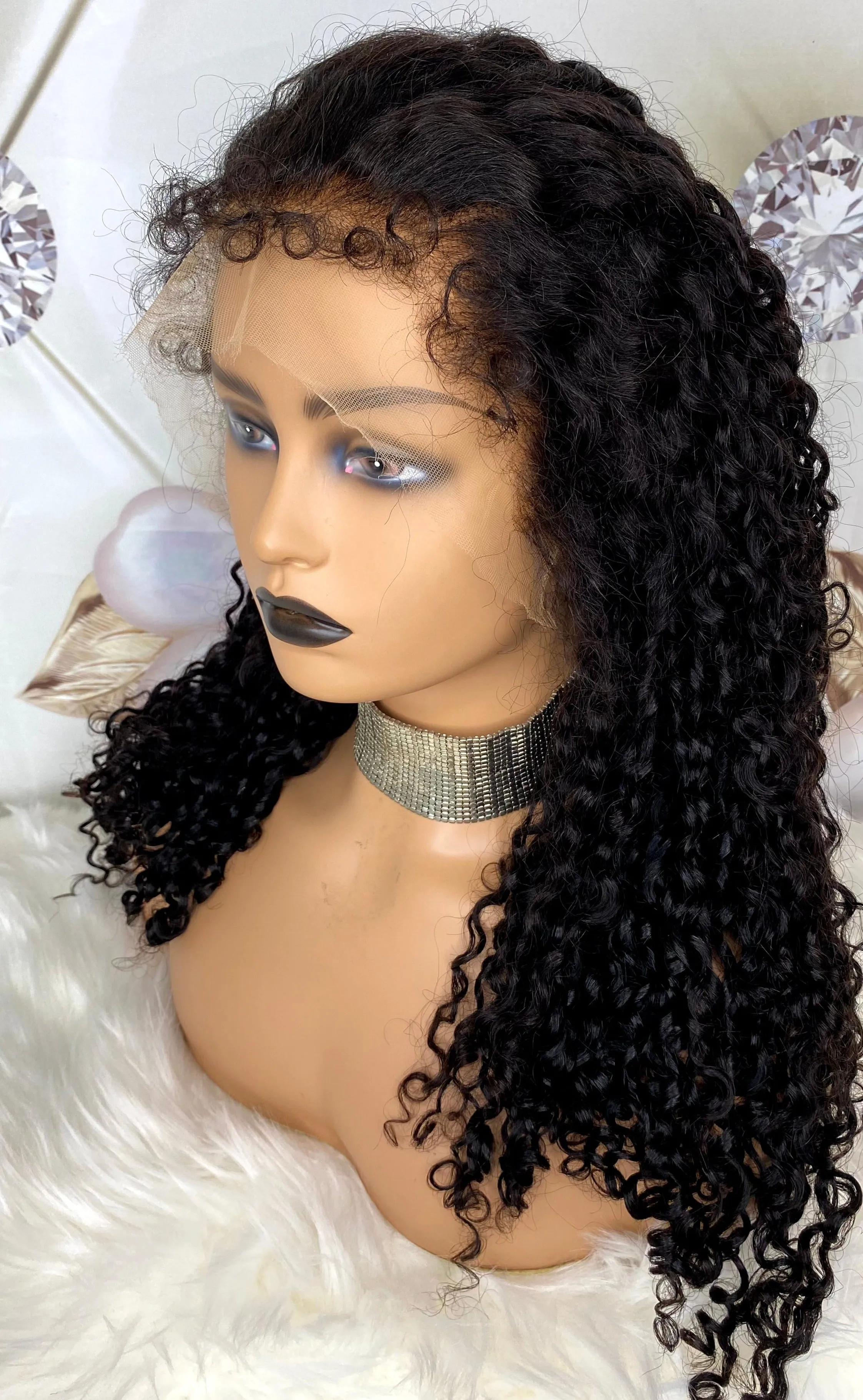 Textured Hairline 13x4 HD Full Frontal Wig