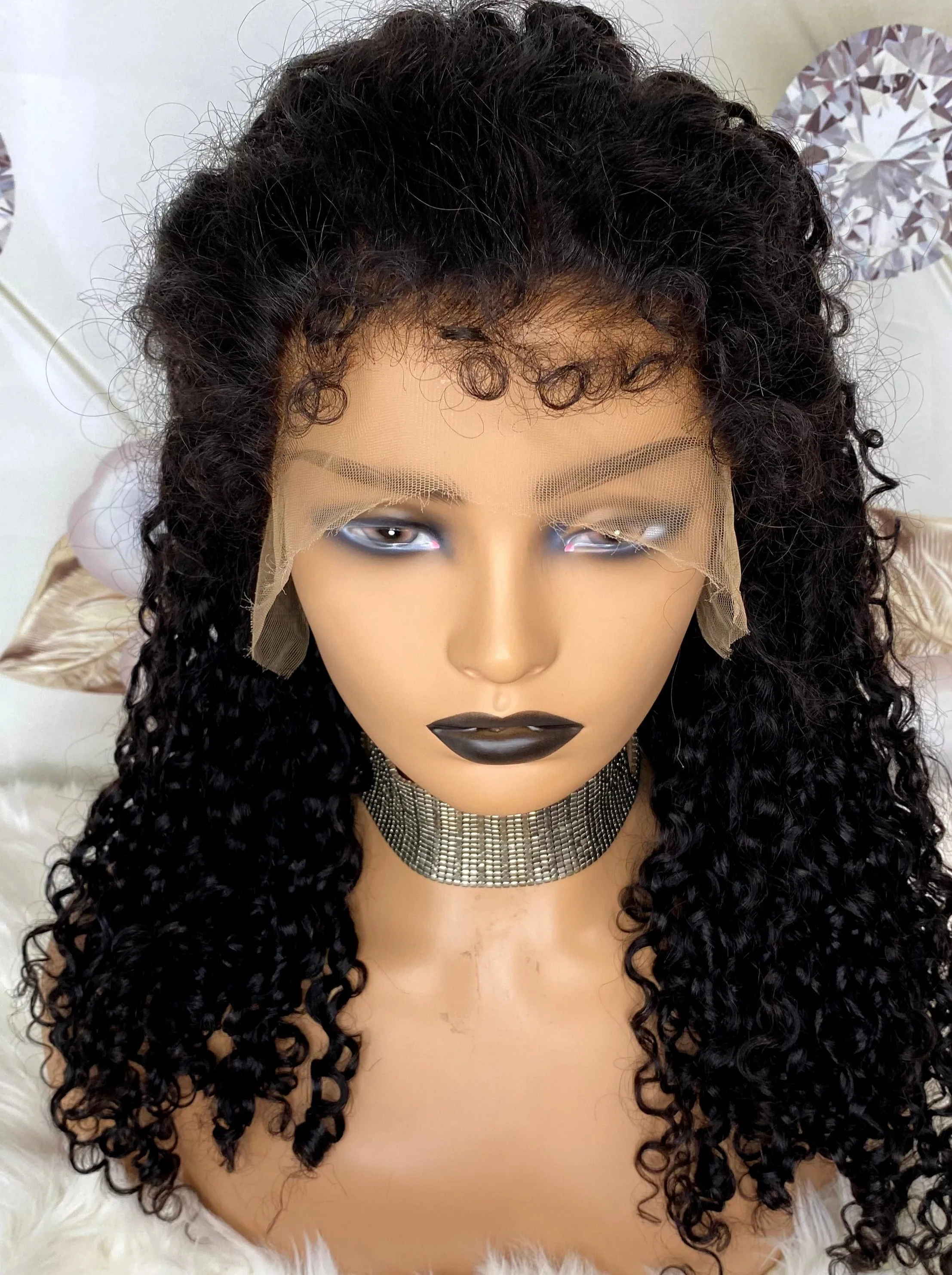 Textured Hairline 13x4 HD Full Frontal Wig