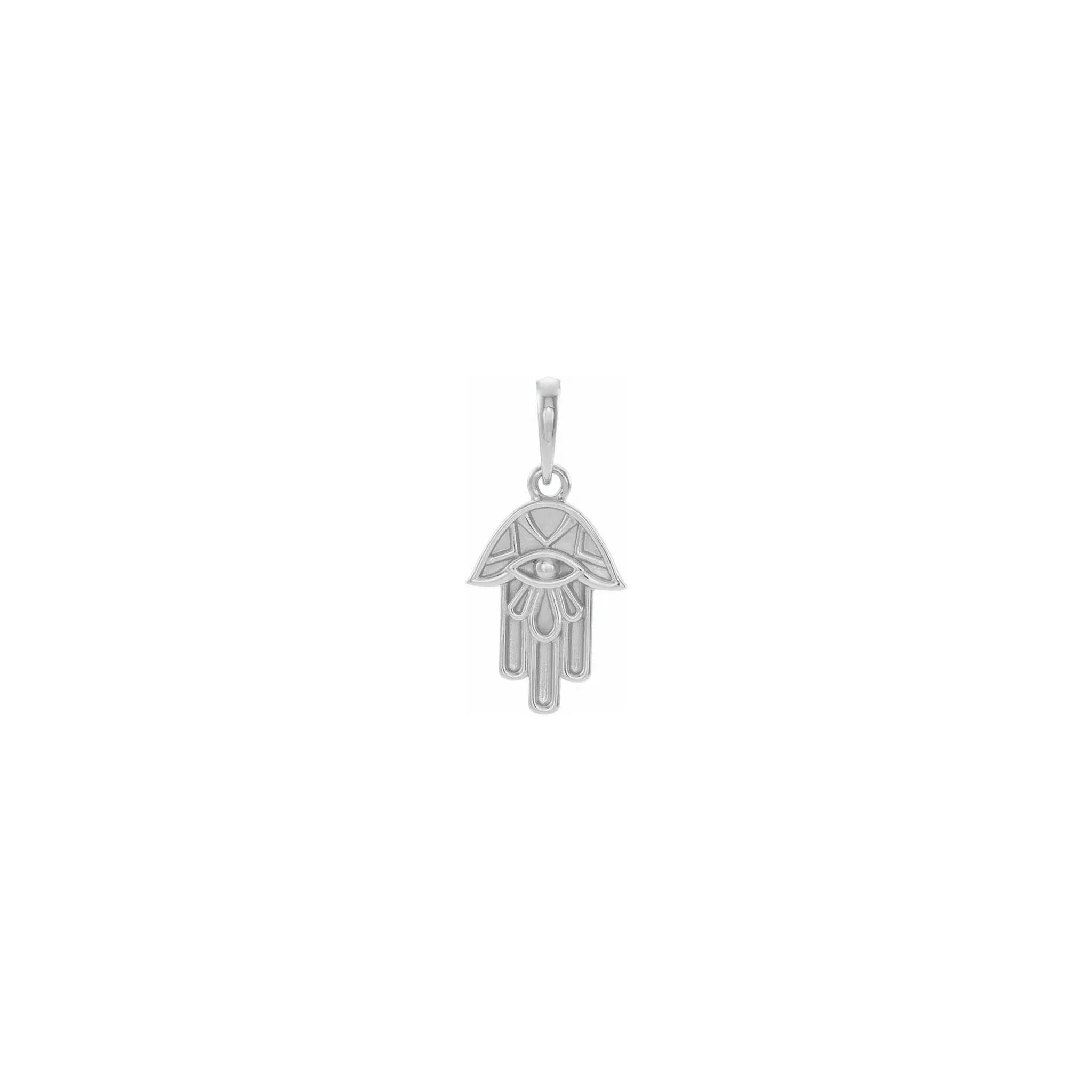 Textured Hamsa Pendant