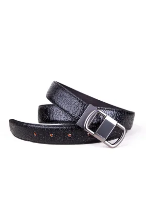 Textured Leather Belt