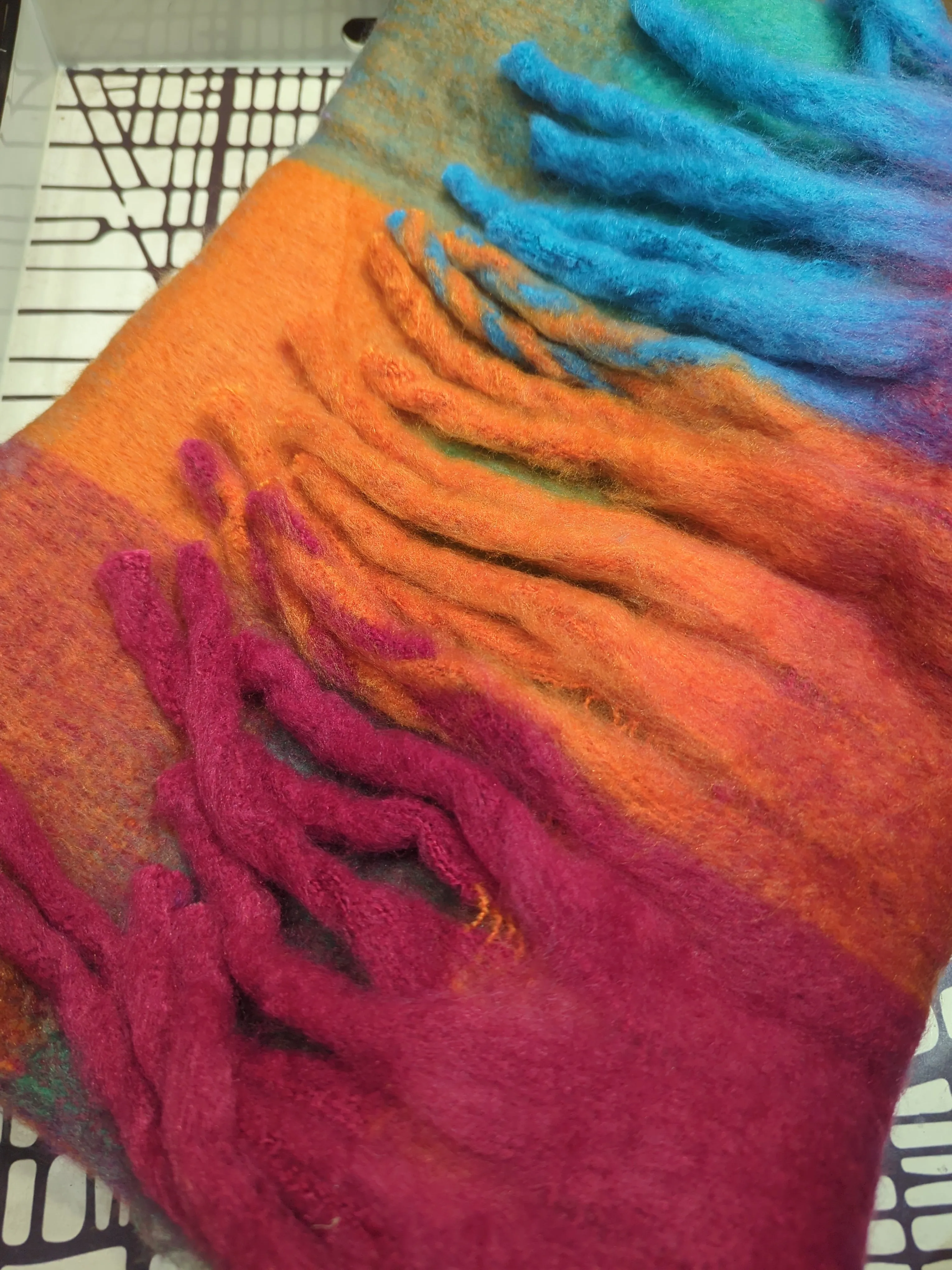 Textured scarf