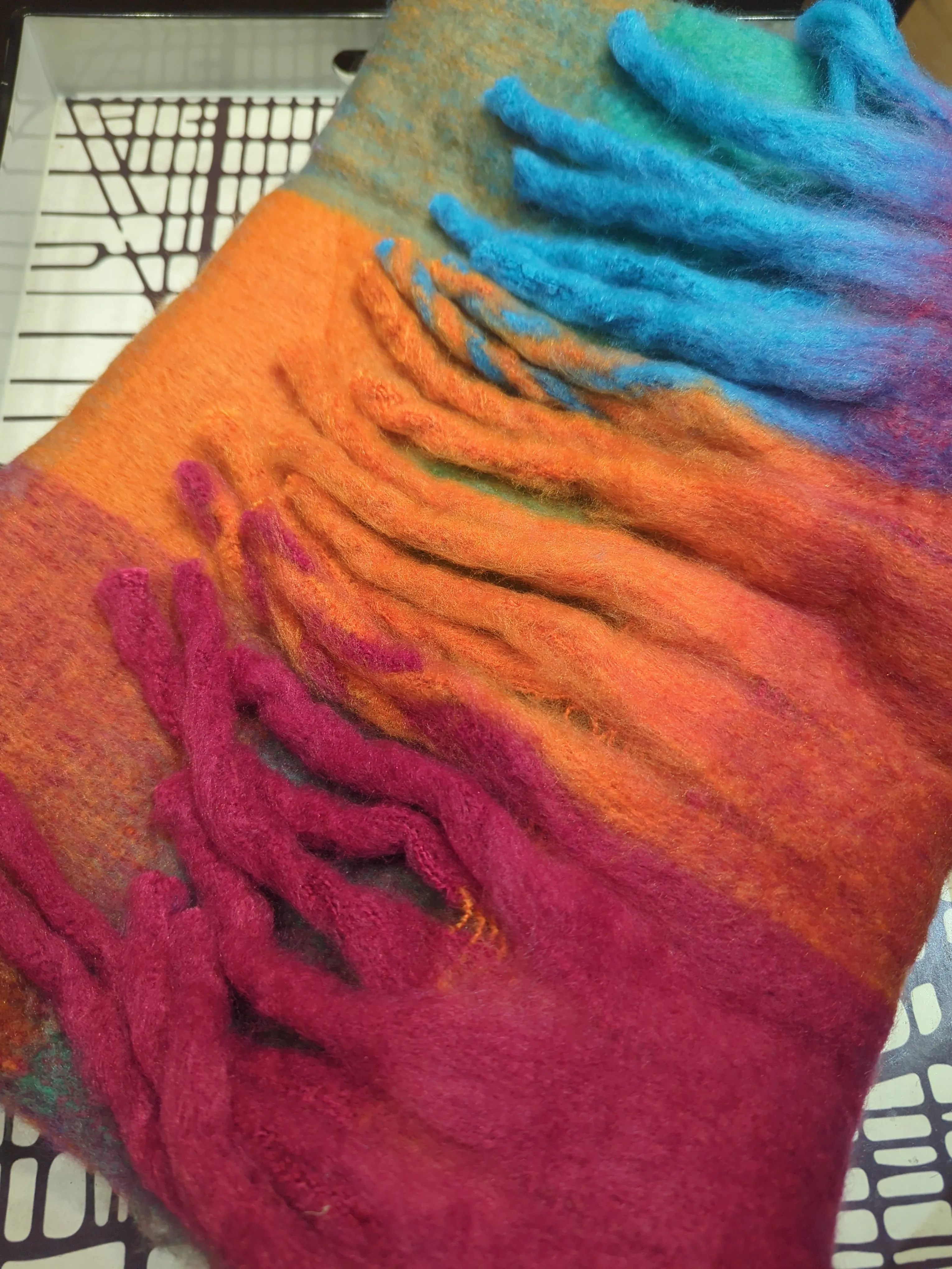 Textured scarf