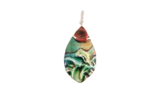 Textured Teardrop Pendant