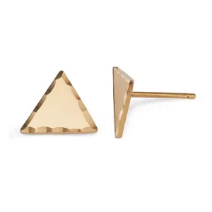 Textured Triangle Stud Earrings