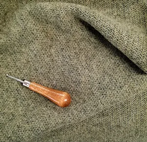 Textured Wool Fabric "Silver Sage"