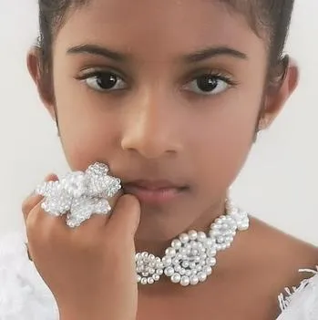 The Sabrina Crystal Flower Luxury Ring