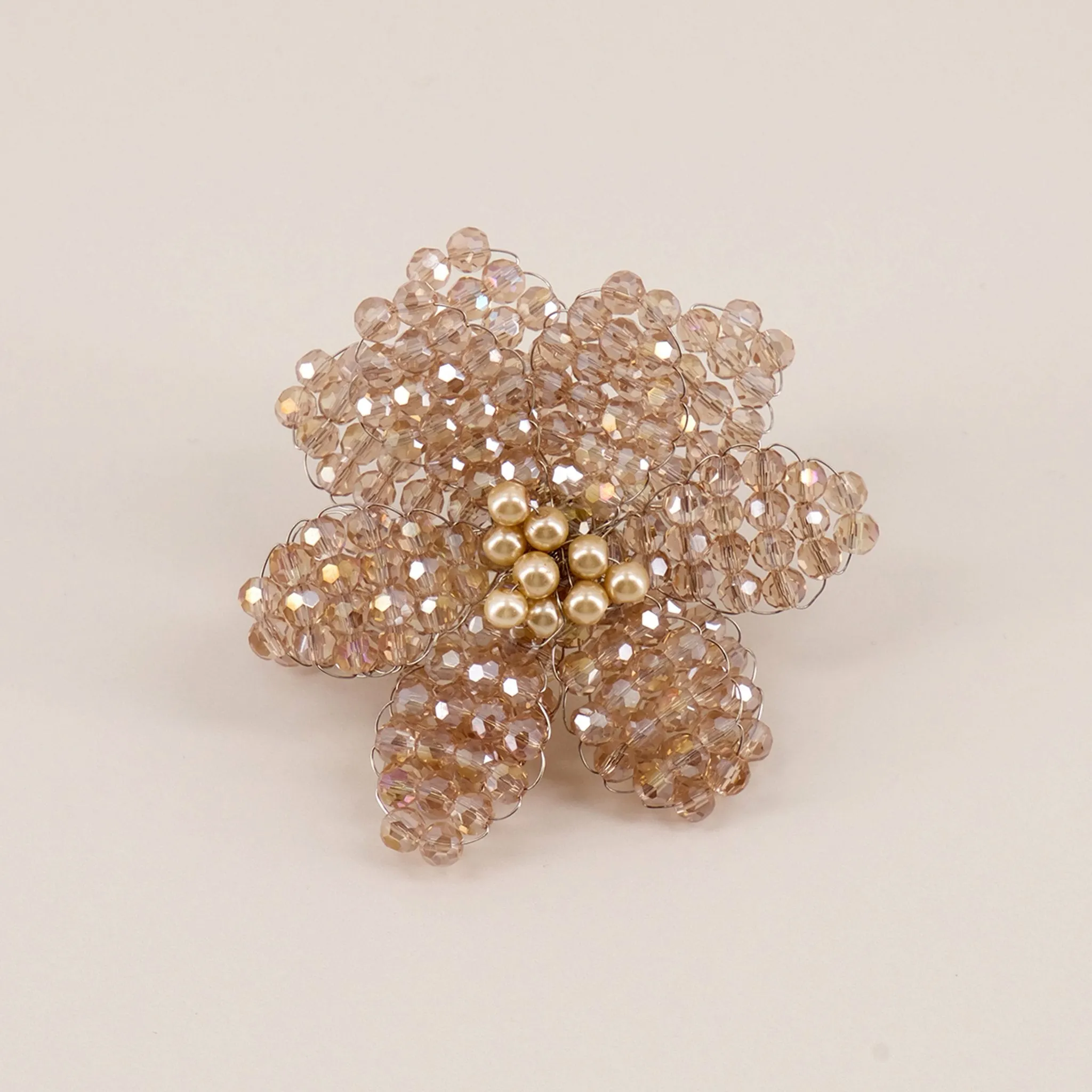 The Sabrina Crystal Flower Luxury Ring