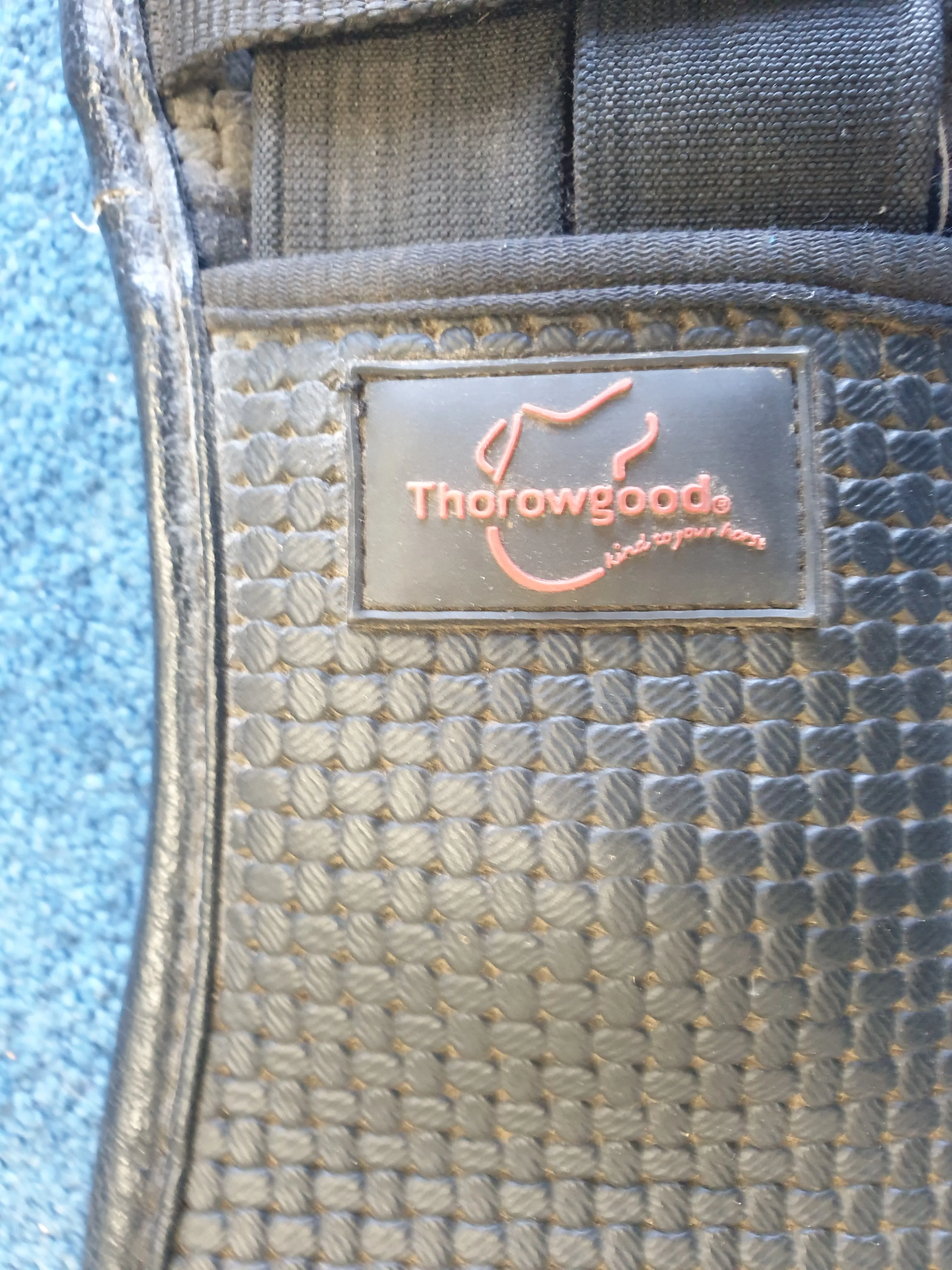 Thorowgood elasticated 20" comfort girth black