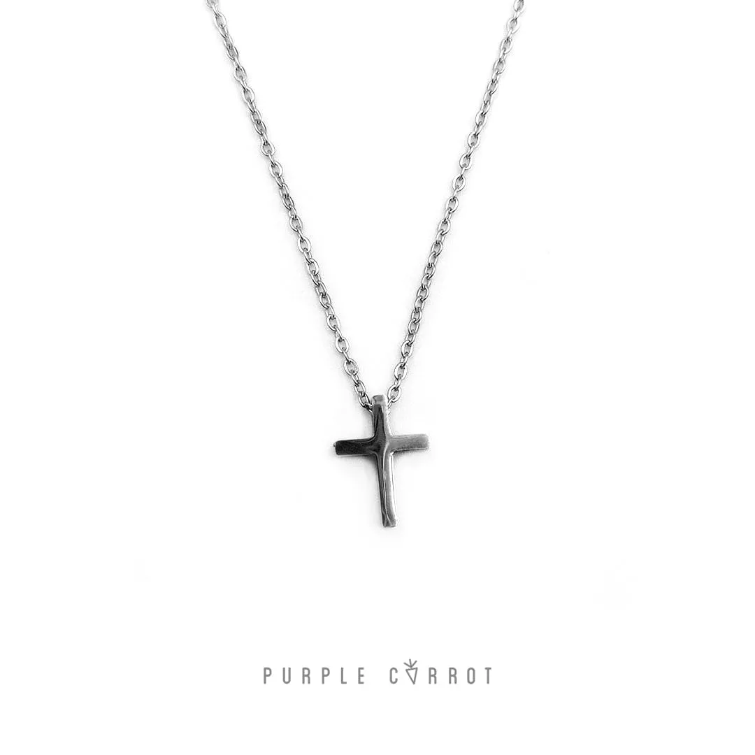 Threaded Cross Necklace