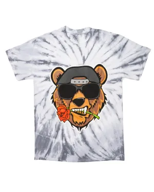 Tie Dye Rose Bear Tee