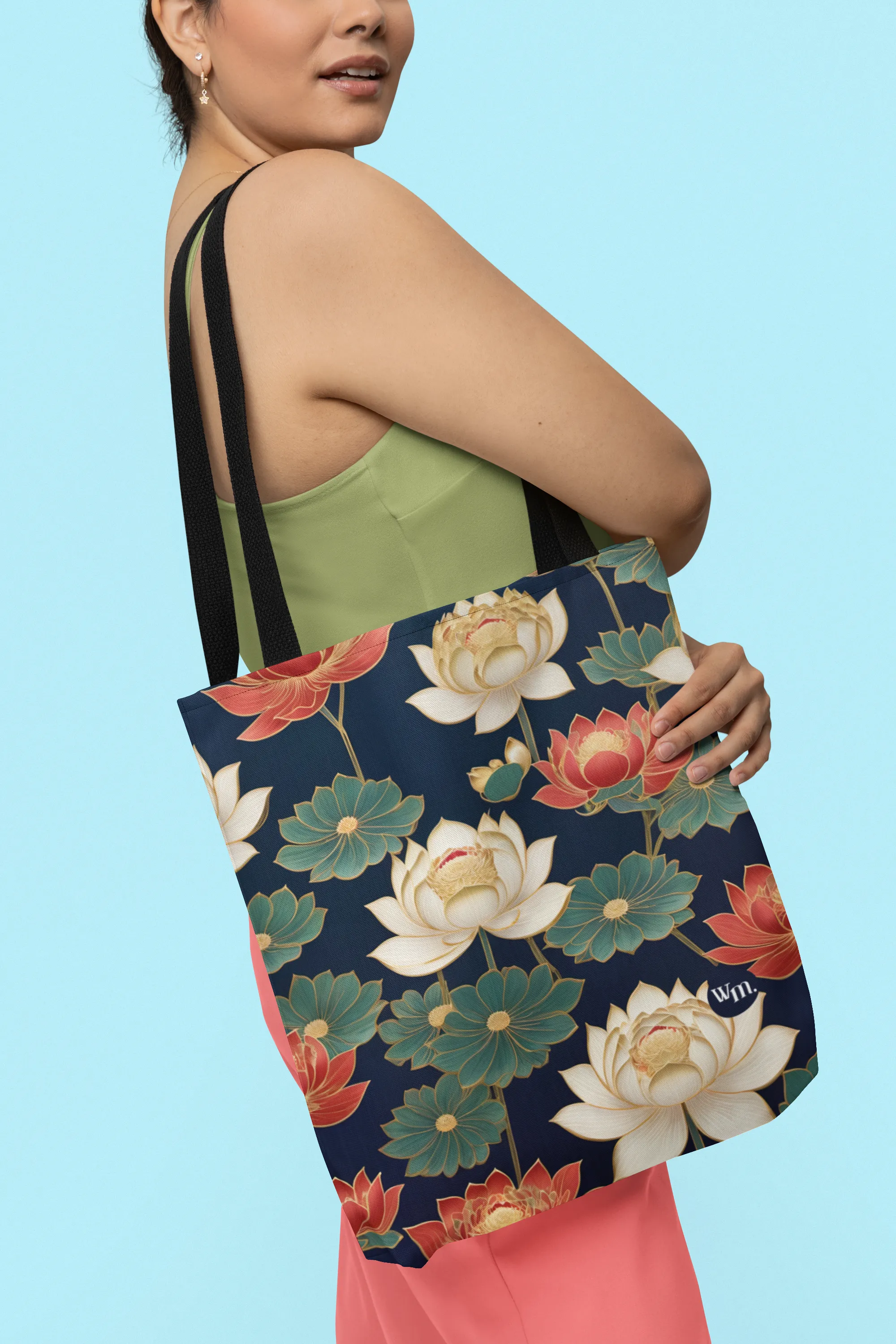 Timeless Lotus Tote