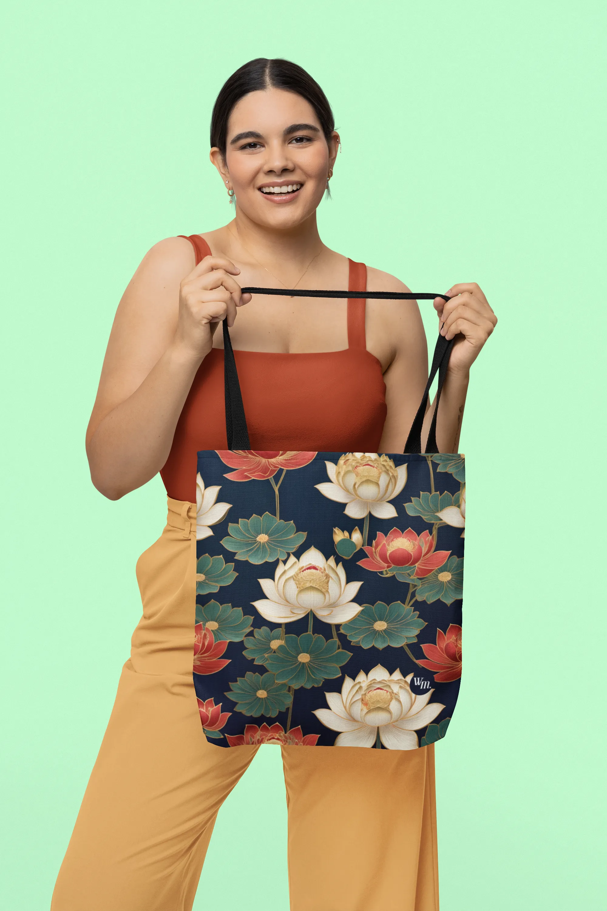Timeless Lotus Tote