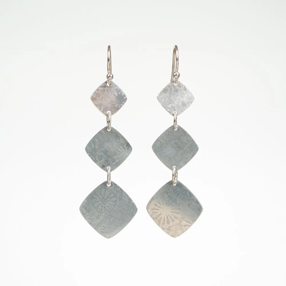 Treescape Dandelion Textured Earrings