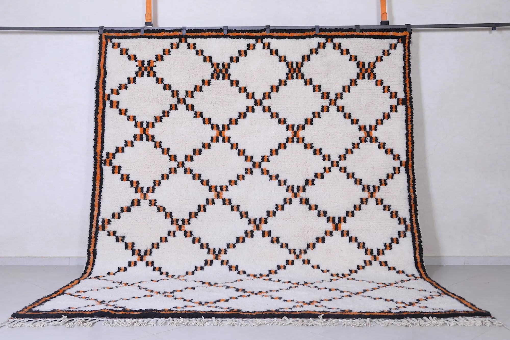 Trellis Moroccan rug - Azilal wool rug - Moroccan area rug