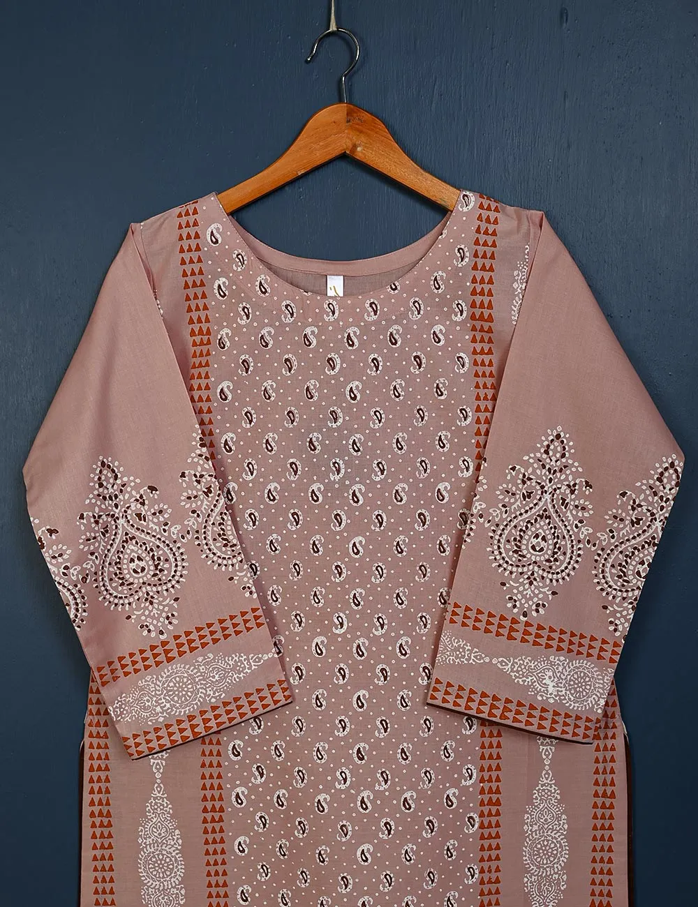 TS-156B-TPink - Cotton Block Printed Stitched