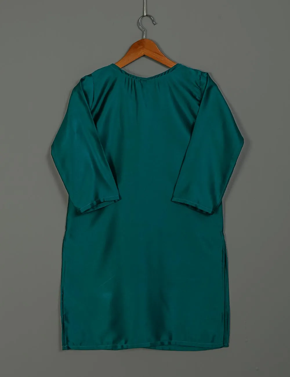 TS-162A-Turquoise - Slik Stitched Kurti