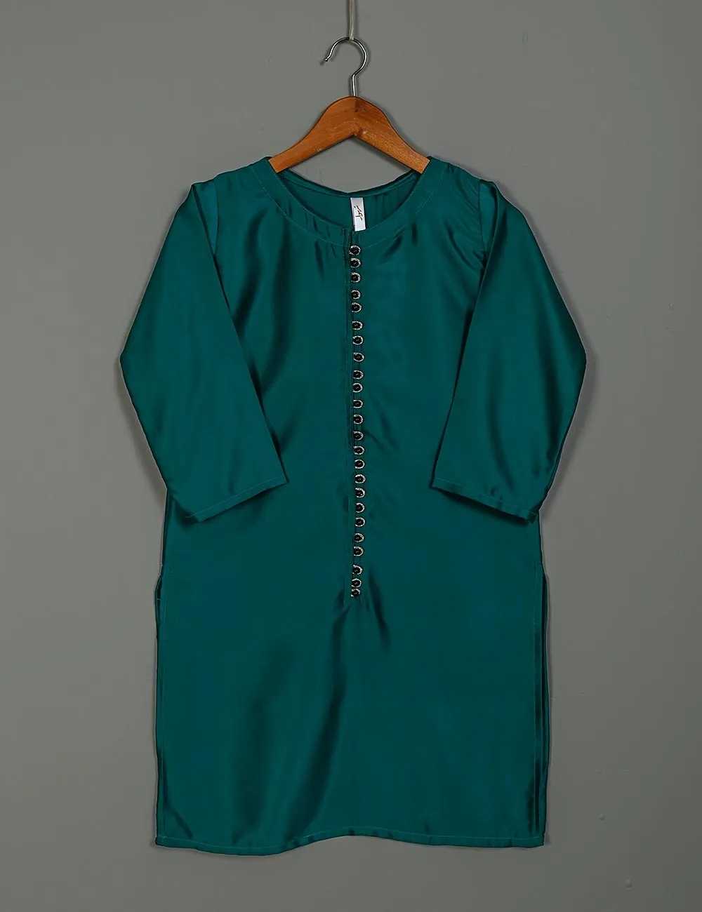 TS-162A-Turquoise - Slik Stitched Kurti