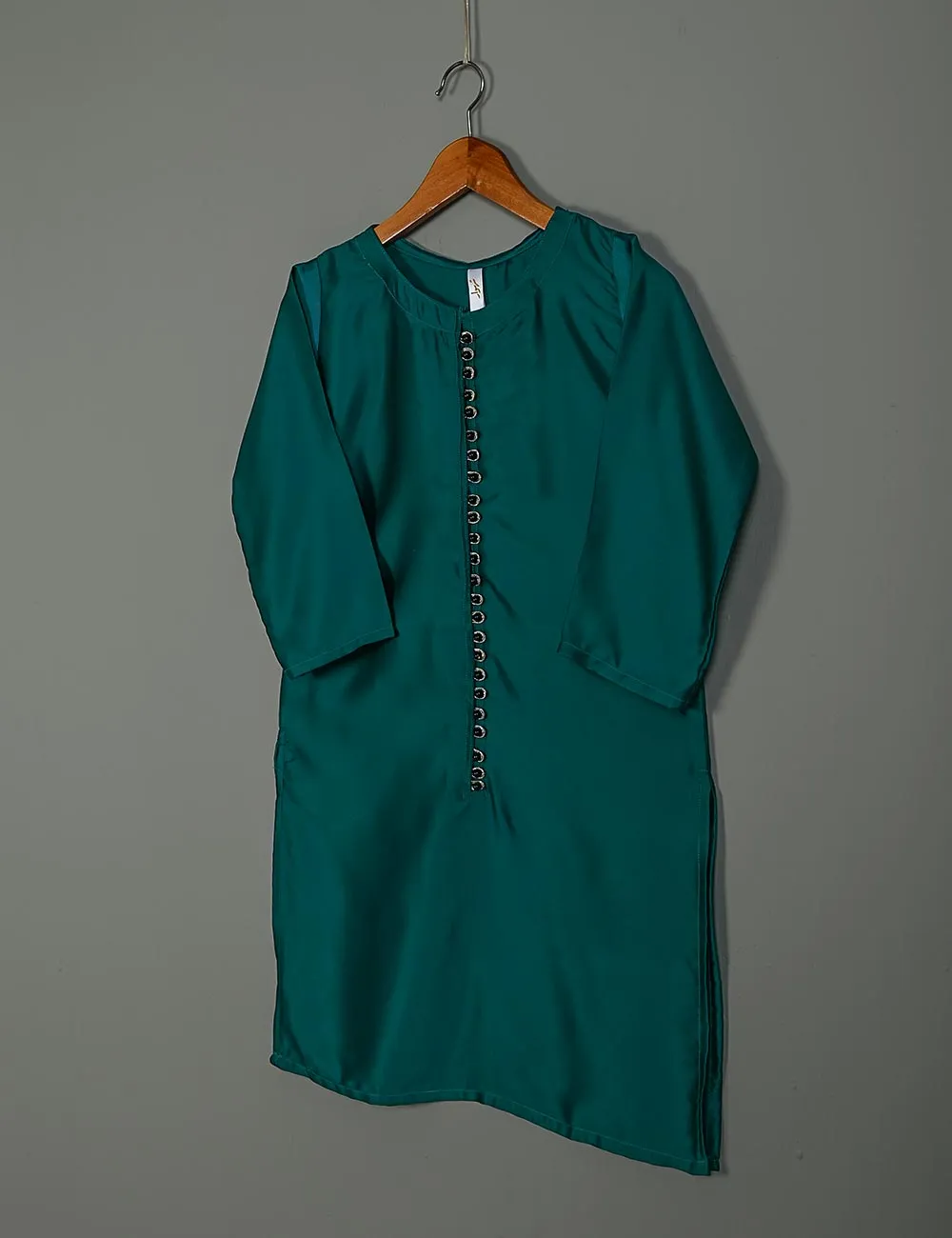 TS-162A-Turquoise - Slik Stitched Kurti