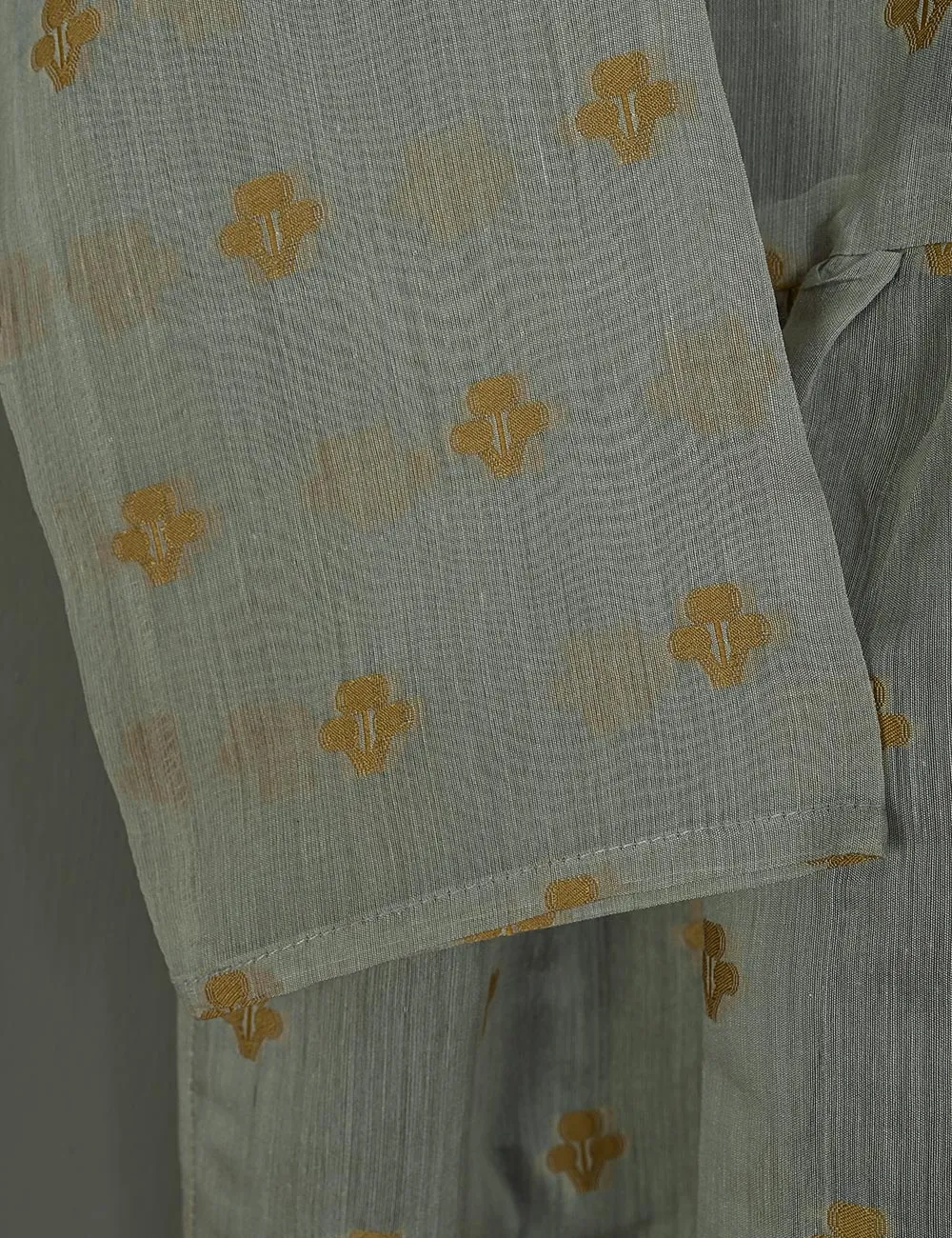 TS-182B-Grey - Paper Cotton Frock