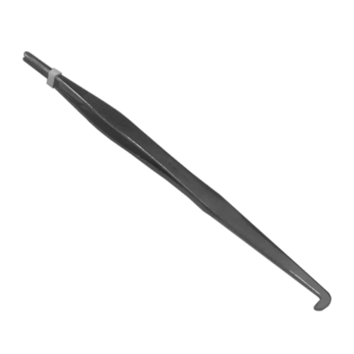 TWE1 Curved Tweezers With Hook 5"(13cm) - Crafting, Knitting, Sewing, Modelling